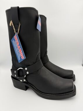 Men's 11" Harness Boot, Black Slip & Oil Resistance outsole US 8EE style DB510